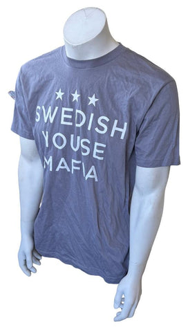 Next Level Apparel Men's Swedish House Mafia Gray Short Sleeve Shirt Size Large