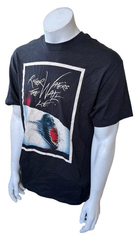 Hanes Men's Roger Waters The Wall Live Black Short Sleeve Shirt Size Large