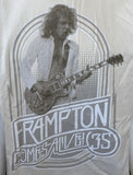 Anvil Men's Peter Frampton Comes Alive Beige Short Sleeve Shirt Size Large