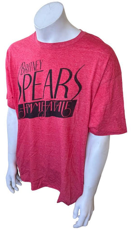 Tultex Britney Spears Femme Fatale 2011 Tour Red Shirt Size 2XL