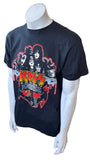 Fruit of The Loom Men's Kiss Wet Wild Rockin Kruise Black Shirt Size Large