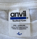 Anvil Men's Magic Hat Brewing Company White Short Sleeve Shirt Size Large