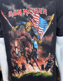 Anvil Men's Iron Maiden Maiden England Tour 2012 Black Shirt Size Large