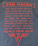 Gildan Men's Van Halen A Different Kind of Truth Tour 2012 Black Shirt Size L