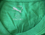 Puma Men's Run NYC 2010 Green Short Sleeve Shirt Size Large