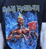 Gildan Men's Iron Maiden Maiden England NA Tour 2012 Black Shirt Size Large