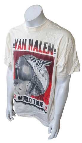 Gildan Men's Van Halen A Different Kind of Truth Tour 2012 Beige Shirt Size L