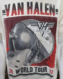 Gildan Men's Van Halen A Different Kind of Truth Tour 2012 Beige Shirt Size L