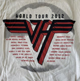 Gildan Men's Van Halen A Different Kind of Truth Tour 2012 Beige Shirt Size L