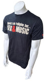 Anvil Men's Sting There's No Religion But Sex & Music Black Shirt Size Medium