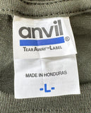 Anvil Men's Swamp People Choot 'Em Green Short Sleeve Shirt Size Large