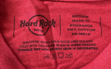 Hard Rock Cafe Men's Hard Rock Hotel Orlando Red Short Sleeve Shirt Size Medium