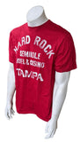 Anvil Men's Hard Rock Seminole Hotel & Casino Tampa Red Shirt Size Large