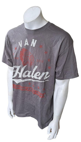 Gildan Men's Van Halen A Different Kind of Truth Tour 2012 Gray Shirt Size Large
