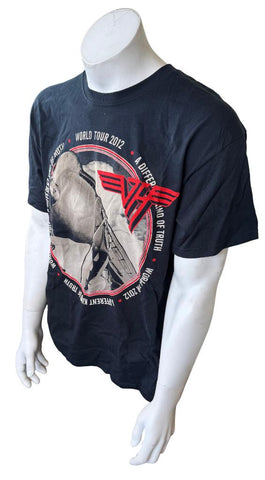 Gildan Men's Van Halen A Different Kind of Truth Tour 2012 Black Shirt Size L