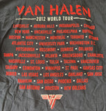 Gildan Men's Van Halen A Different Kind of Truth Tour 2012 Black Shirt Size L