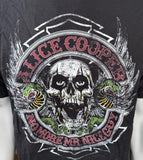 Hanes Men's Alice Cooper No More Mr Nice Guy Black Shirt Size Large