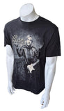 Next Level Apparel Men's Joe Walsh Guitar Black Short Sleeve Shirt Size Large