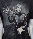 Next Level Apparel Men's Joe Walsh Guitar Black Short Sleeve Shirt Size Large