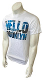 Anvil Men's Jay-Z Hello Brooklyn White Short Sleeve Shirt Size Small