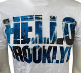 Anvil Men's Jay-Z Hello Brooklyn White Short Sleeve Shirt Size Small