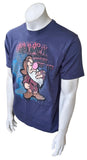 Disney Men's Snow White Grumpy And Proud Of It Navy Shirt Size Medium