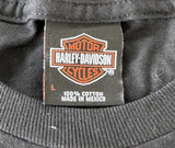 Harley Davidson Men's Live To Ride Motorcycles Graphic Black Shirt Size Large