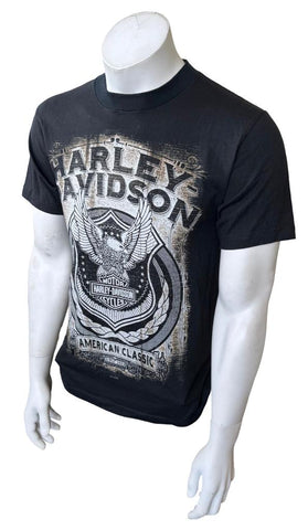 Harley Davidson Men's American Classic Since 1903 Eagle Black Shirt Size Small