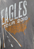 Anvil Men's Eagles USA Tour 2010 Graphic Gray Short Sleeve Shirt Size Large