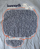 Anvil Men's Bonnaroo Music & Arts Festival 2010 Graphic Blue Shirt Size Large