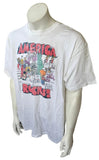 Men's School House Rock America Rocks Graphic White Shirt Size X-Large