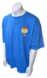 Genuine Apparel Men's Brew Thru Carolina Beach NC Graphic Blue Shirt Size 3XL
