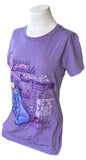 Disney Women's Eeyore Loveable Don't Mind Me Purple Shirt Size Medium