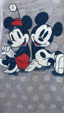 Disney Women's Mickey Mouse & Minnie Mouse Gray Shirt Size Medium