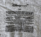 Disney Women's Princess Must Have Shoes Gray Short Sleeve Shirt Size 3XL
