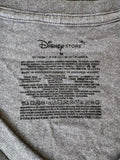 Disney Women's Minnie Mouse Hearts Graphic Gray Short Sleeve Shirt Size Medium