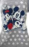 Disney Women's Mickey Mouse & Minnie Mouse Pink Short Sleeve Shirt Size Medium