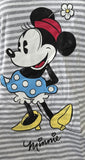 Disney Women's Classic Minnie Mouse Graphic Striped Shirt Size Medium