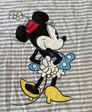 Disney Women's Classic Minnie Mouse Graphic Striped Shirt Size Medium