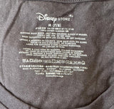 Disney Women's Princess Tiara Hearts Shoes Graphic Black Shirt Size Medium