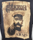 Anvil Men's Saxon Call To Arms World Tour 2012 Black Shirt Size X-Large