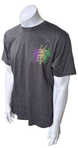 Universal Studios Men's Mardi Gras 2011 Graphic Gray Shirt Size Large