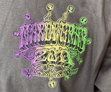 Universal Studios Men's Mardi Gras 2011 Graphic Gray Shirt Size Large