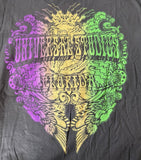 Universal Studios Men's Mardi Gras 2011 Graphic Gray Shirt Size Large