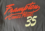 Anvil Men's Peter Frampton Guitar Black Short Sleeve Shirt Size Large