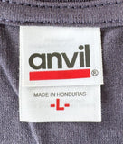 Anvil Men's Yosemite The Beautiful Graphic Navy Short Sleeve Shirt Size Large