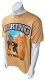 Anvil Men's Hiking It's What I Do Orange Short Sleeve Shirt Size Large