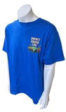 Disney Men's Disney Cruise Line Bahamas Blue Short Sleeve Shirt Size X-Large