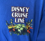 Disney Men's Disney Cruise Line Bahamas Blue Short Sleeve Shirt Size X-Large