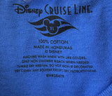 Disney Men's Disney Cruise Line Bahamas Blue Short Sleeve Shirt Size X-Large
